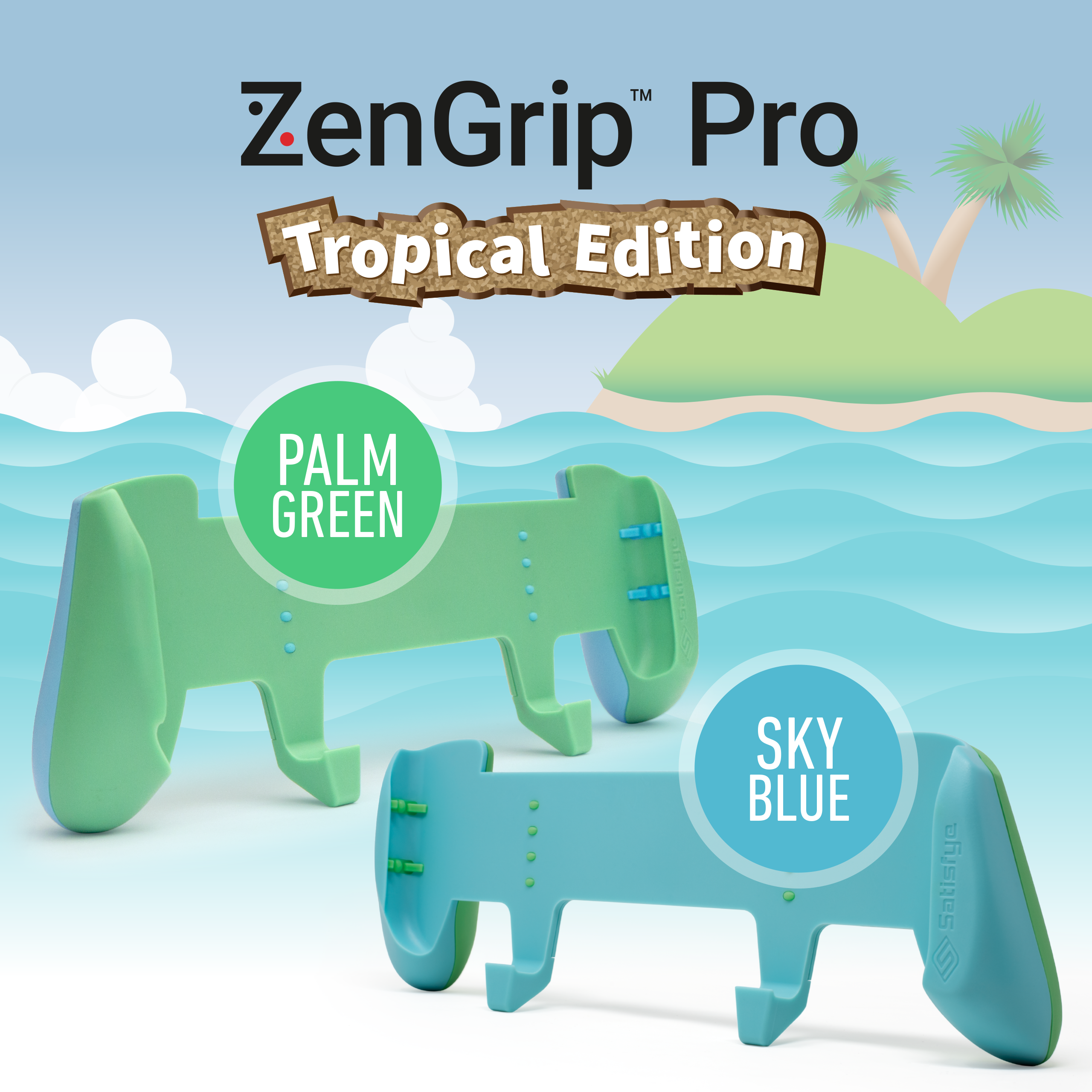 ZenGrip Pro Tropical Green GEN2 - (Not OLED Compatible)